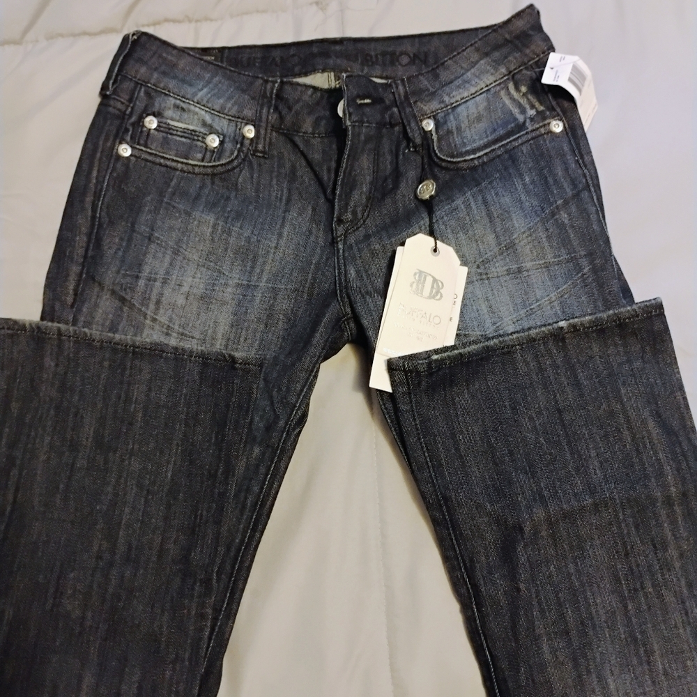 Buffalo David Bitton Indigo Straight Leg Jeans